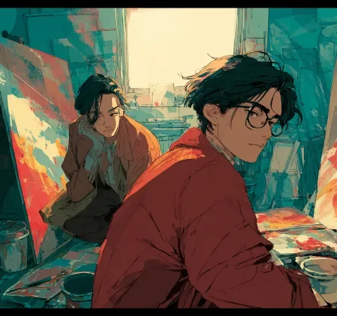 科幻题材漫画《轨道之外》封面